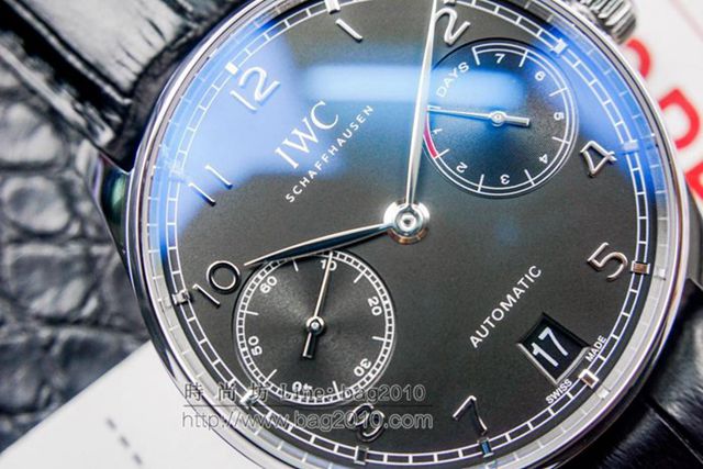 IWC手錶 萬國IWC葡萄牙系列 七日鏈 葡七 萬國自動機械表 萬國高端男士腕表  hds1555